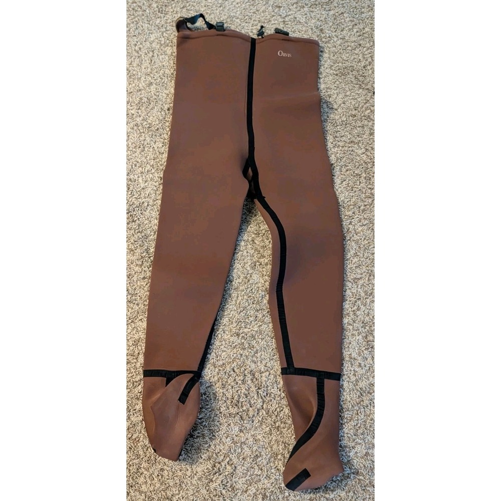 Vintage Orvis Neoprene Stockingfoot Chest Waders‎ Brown Men's Large Long